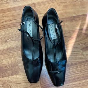 4/$15 Calico black shoes